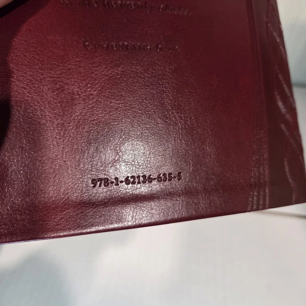 Spiritual Warfare Bible Modern English Version Red Leather 2014